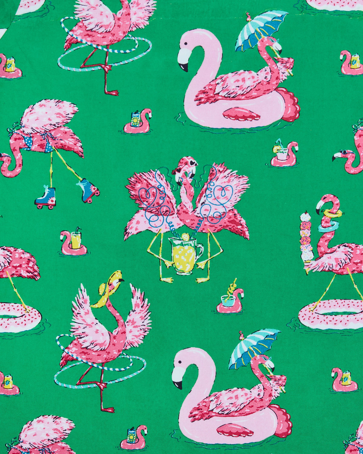 Flock Party - Short PJ Set - Palm Frond