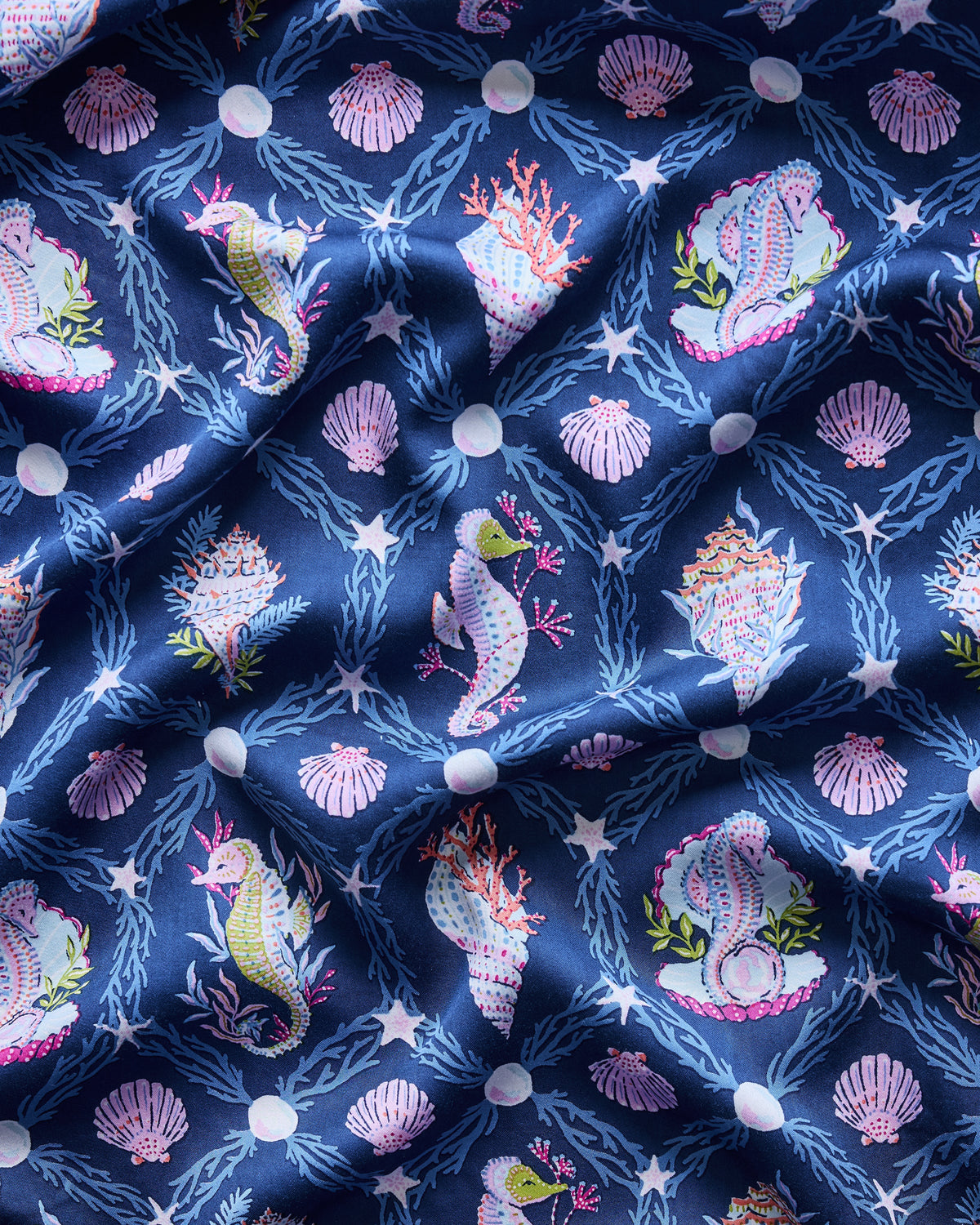 Underwater Enchantment - Petite Eco Satin Wildest Dreams Set - Navy
