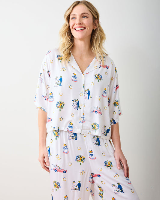 Happily Ever After - Petite Eco Satin Wildest Dreams Set - Cloud