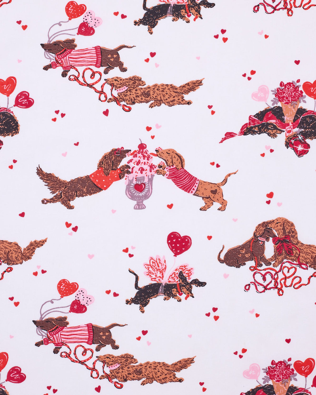 Dachshund Date - Sleep Shirt - Cloud