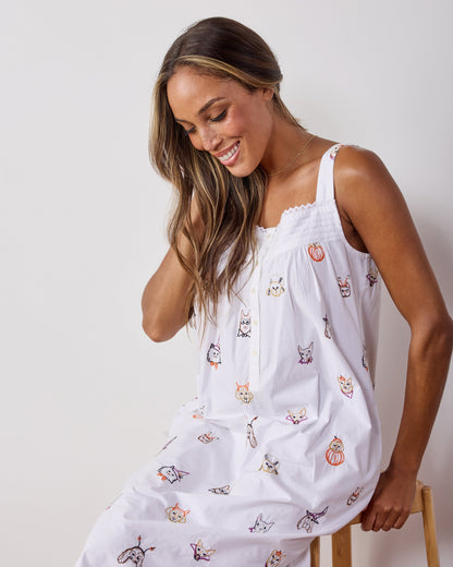 Halloween Hounds - Back To Bed Nightgown - Cloud