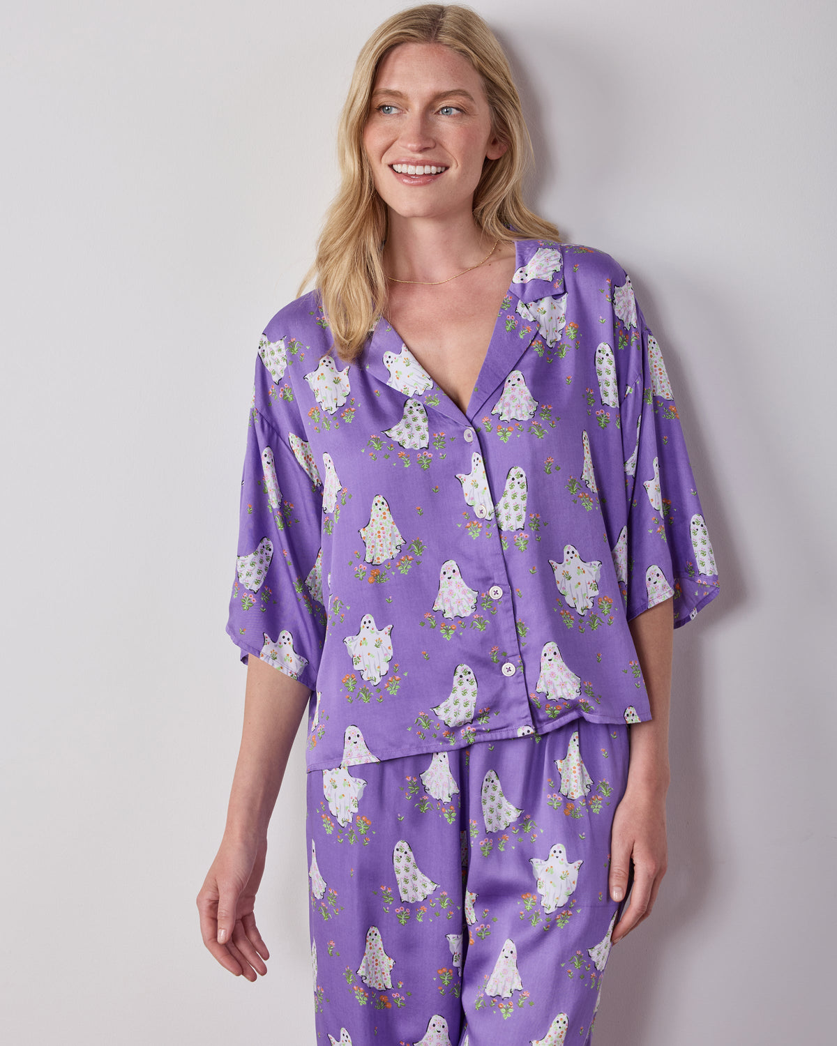 Gardening Ghosts - Petite Eco Satin Wildest Dreams Set - Eerie Amethyst