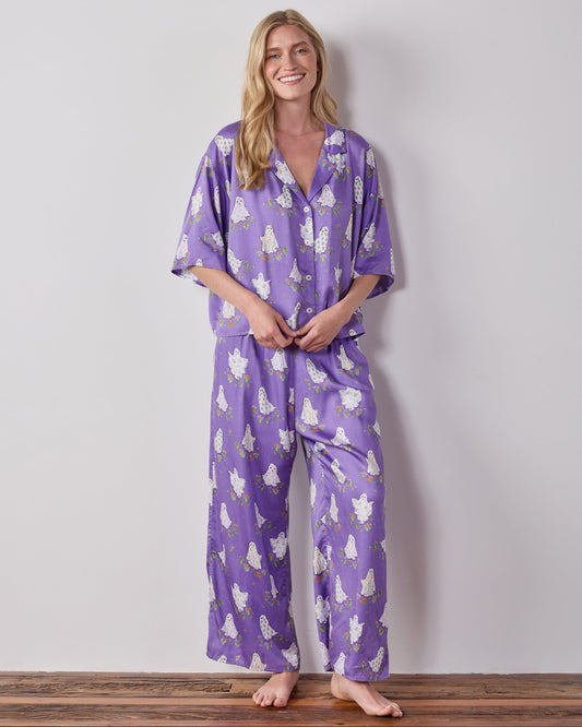 Gardening Ghosts - Tall Eco Satin Wildest Dreams Set - Eerie Amethyst