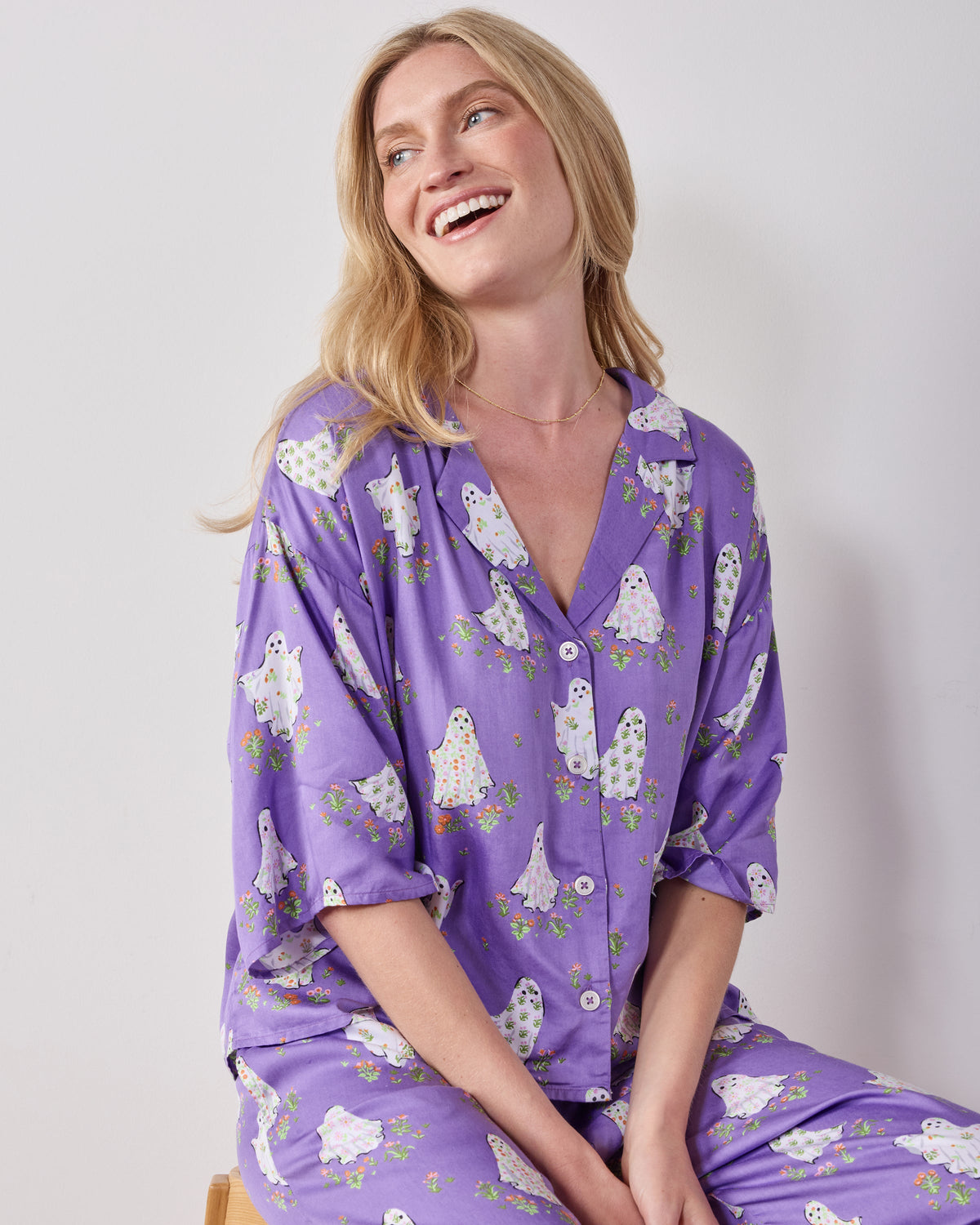 Gardening Ghosts - Petite Eco Satin Wildest Dreams Set - Eerie Amethyst