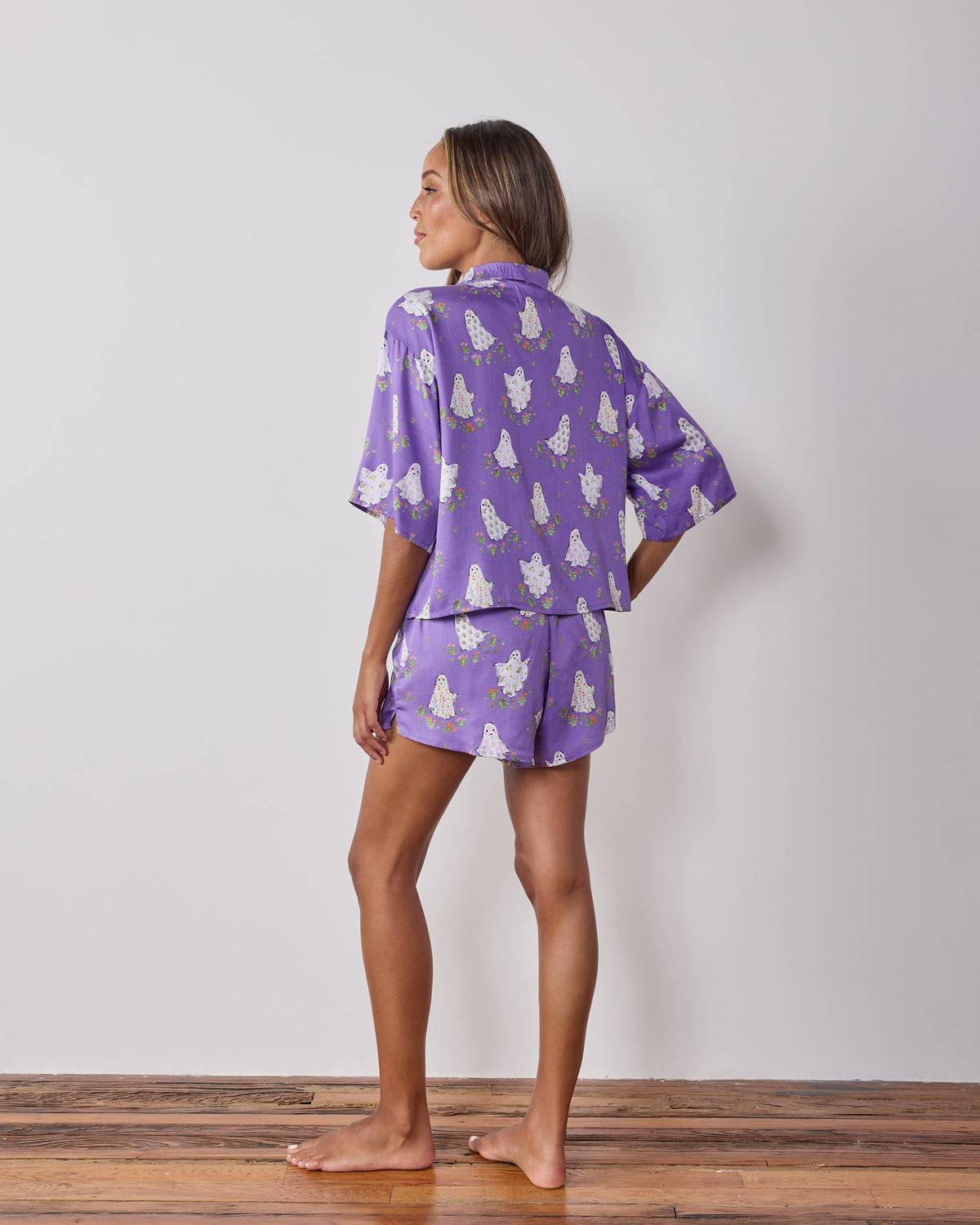 Gardening Ghosts - Eco Satin Sweet Dreams Set - Eerie Amethyst