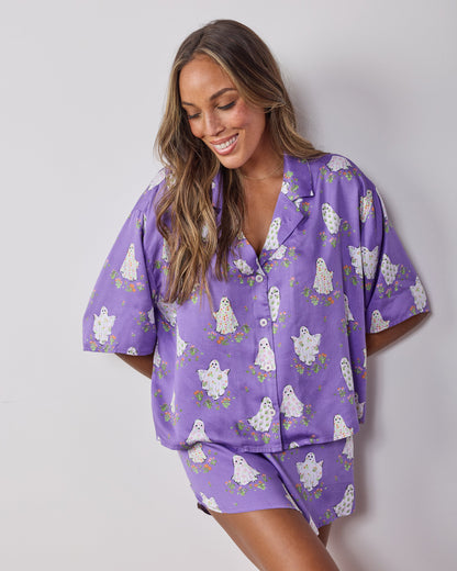 Gardening Ghosts - Eco Satin Sweet Dreams Set - Eerie Amethyst