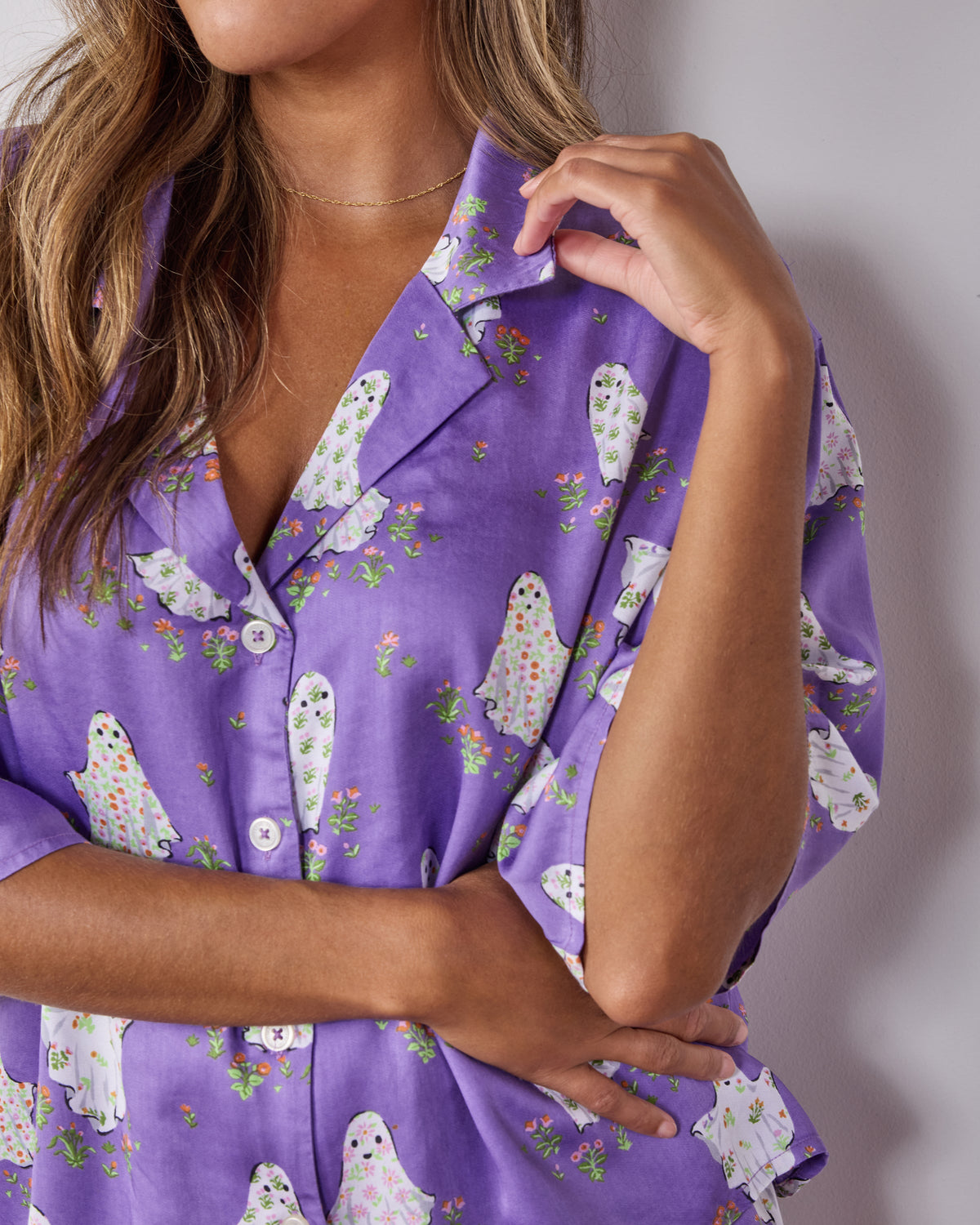 Gardening Ghosts - Eco Satin Sweet Dreams Set - Eerie Amethyst