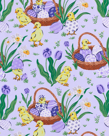 Egg Hunt - Long PJ Set - Dusty Lilac