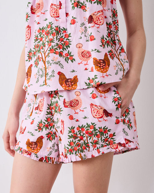 Hen House - Back to Bed Short Set - Ballet Pink