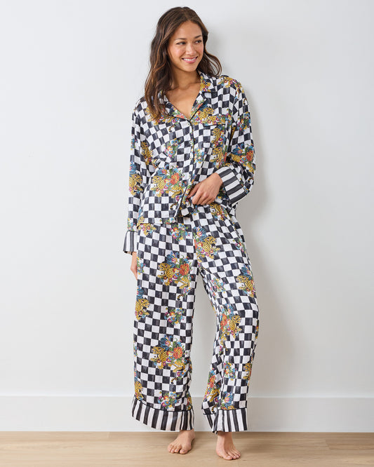 Courtly Bagheera - Tall Eco Satin Soho Set - Floral