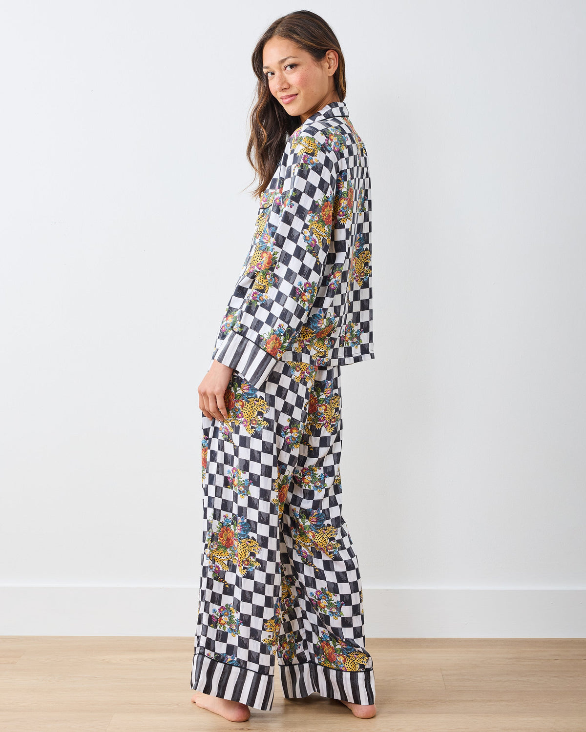 Courtly Bagheera - Tall Eco Satin Soho Set - Floral