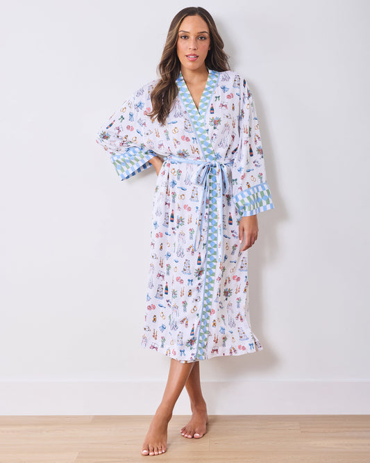 Big Day Bliss - Eco Satin Robe & Pamela Set Bundle - Coastal Cloud