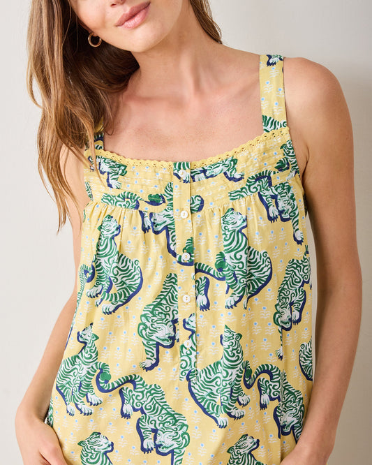 Tiger Queen - Back to Bed Nightgown - Citrine