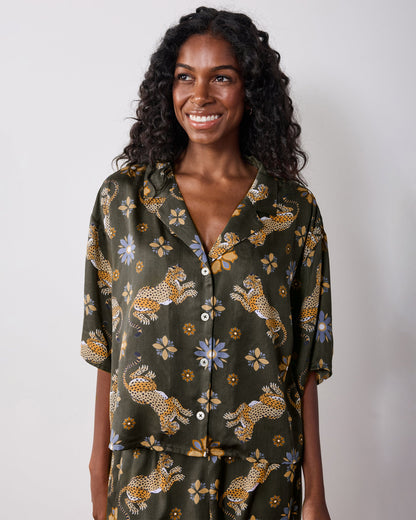 Bagheera Kaleidoscope - Eco Satin Wildest Dreams Set - Olive