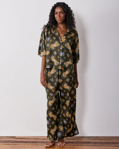 Bagheera Kaleidoscope - Eco Satin Wildest Dreams Set - Olive