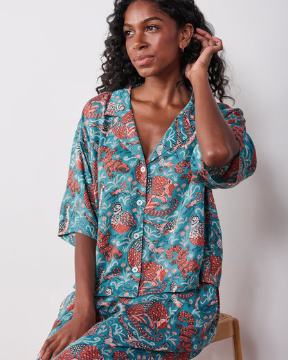 Canyon Critters - Petite Eco Satin Wildest Dreams Set - Teal