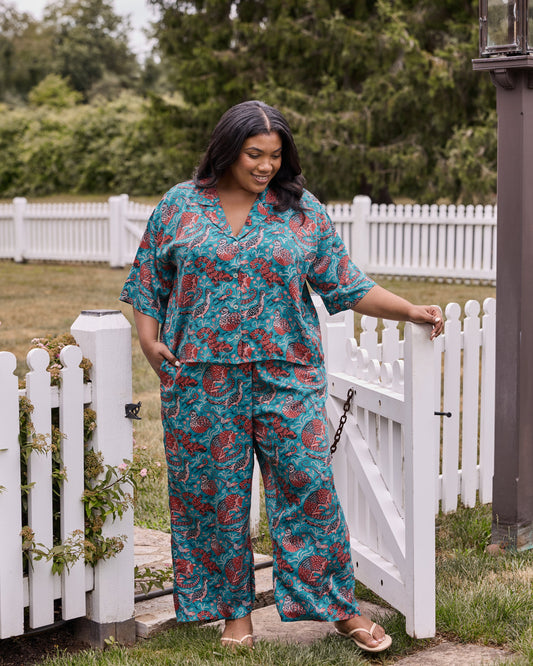 Canyon Critters - Petite Eco Satin Wildest Dreams Set - Teal