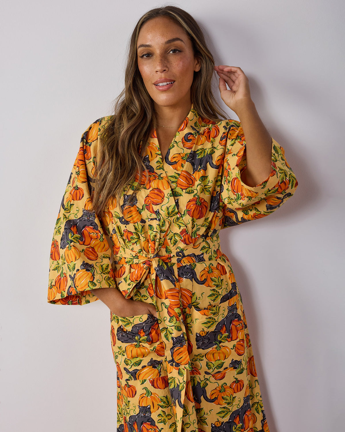 Pumpkin Prowl - Long Robe - Salted Caramel
