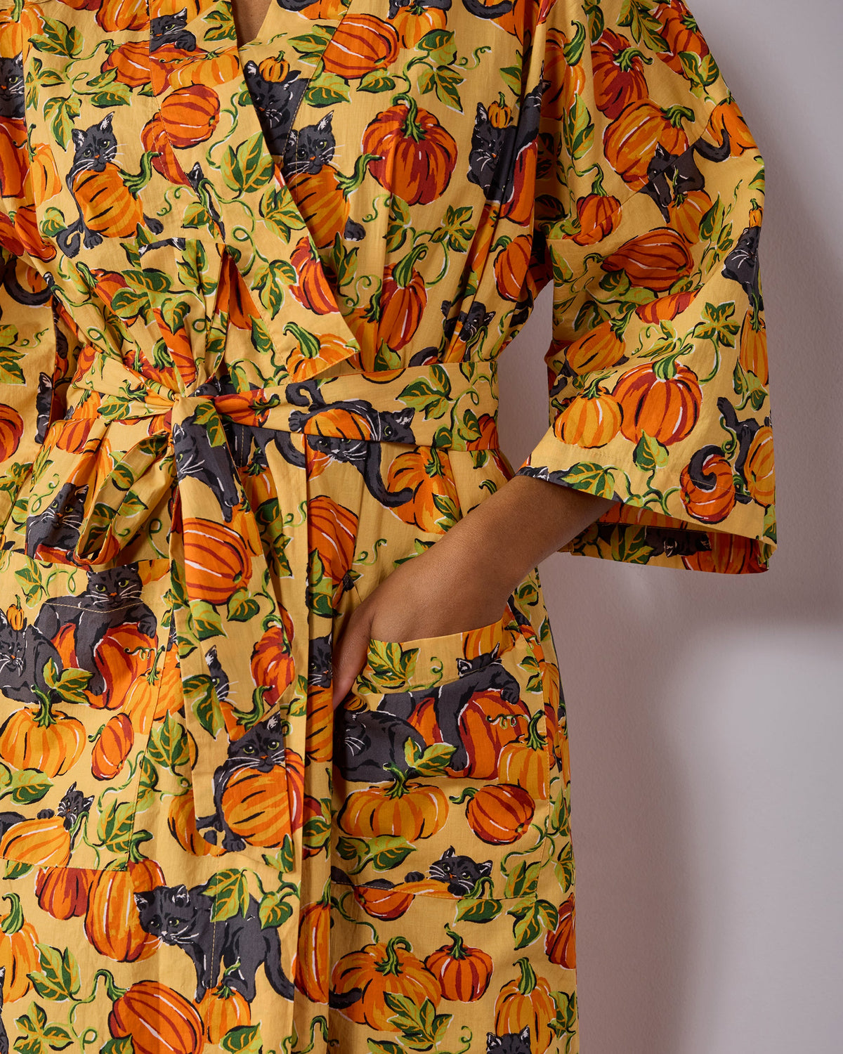 Pumpkin Prowl - Long Robe - Salted Caramel
