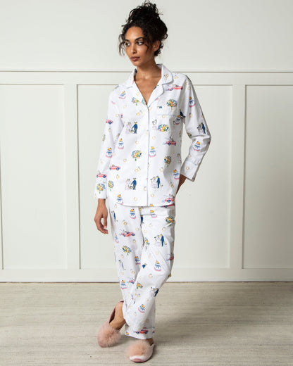 Happily Ever After - Petite Long PJ Set - Cloud
