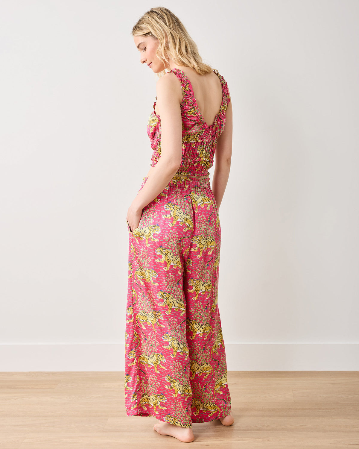 Bagheera - Petite Eco Satin Sadie Set - Hot Pink