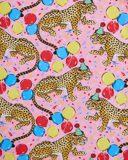Birthday Bagheera - Long PJ Set - Pink Confetti