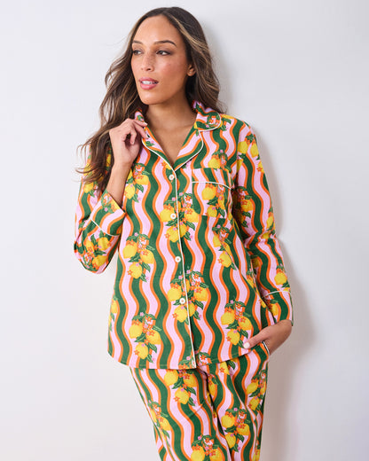 Lemon Twist - Tall Long PJ Set - Limoncello