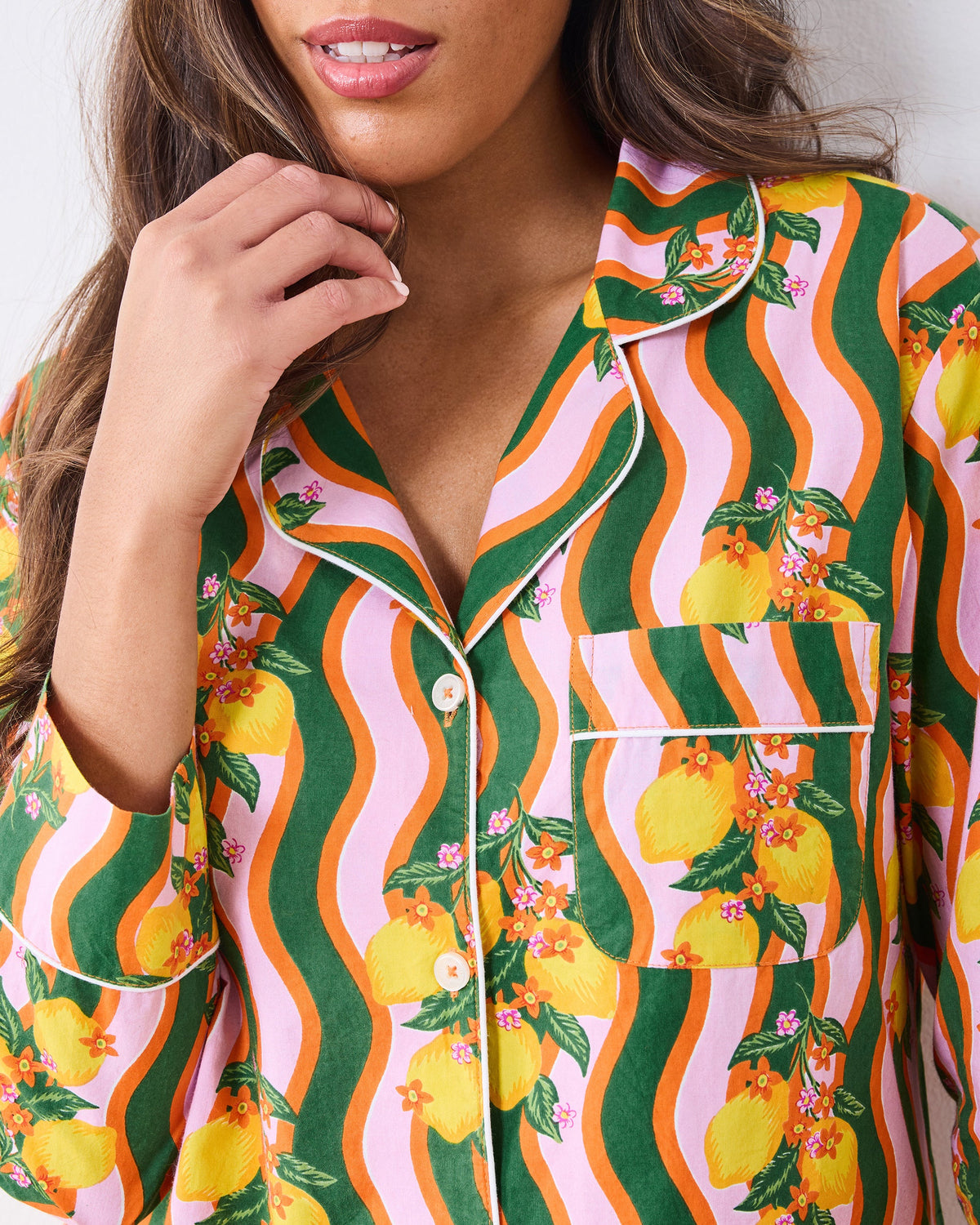 Lemon Twist - Long PJ Set - Limoncello