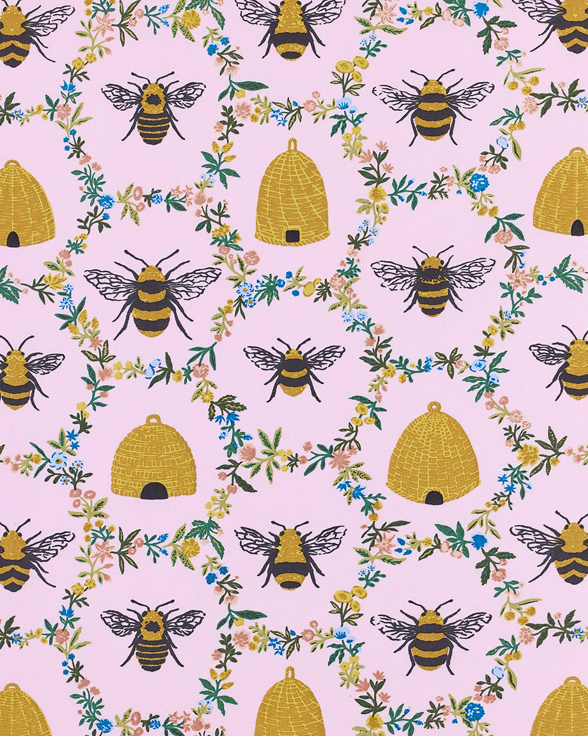 Sweet Bee - Back To Bed Short Set - Pink Petal