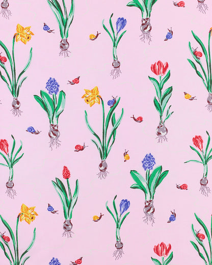 Tulip Trail - Pintuck Cropped Set - Blush