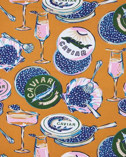 Champagne & Caviar - Sleep Shirt - Goldenrod