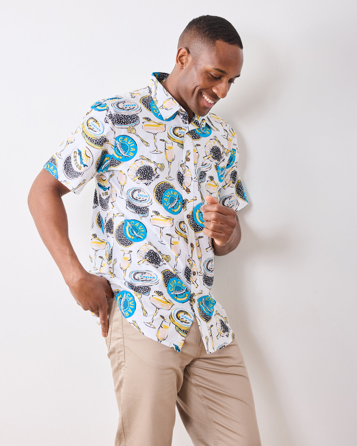 Champagne & Caviar - The Leo Shirt - Cloud
