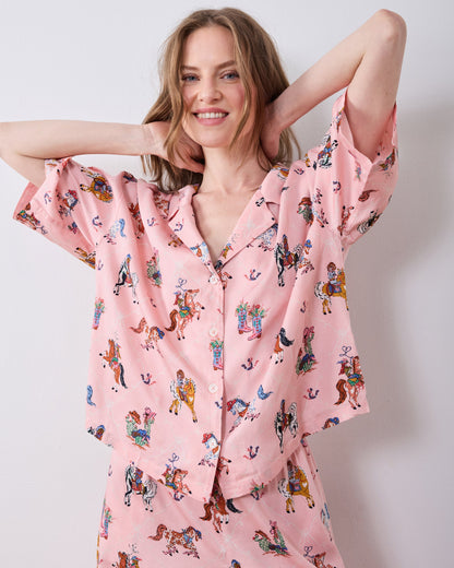 Cowgirl Chic - Petite Eco Satin Wildest Dreams Set - Desert Sky
