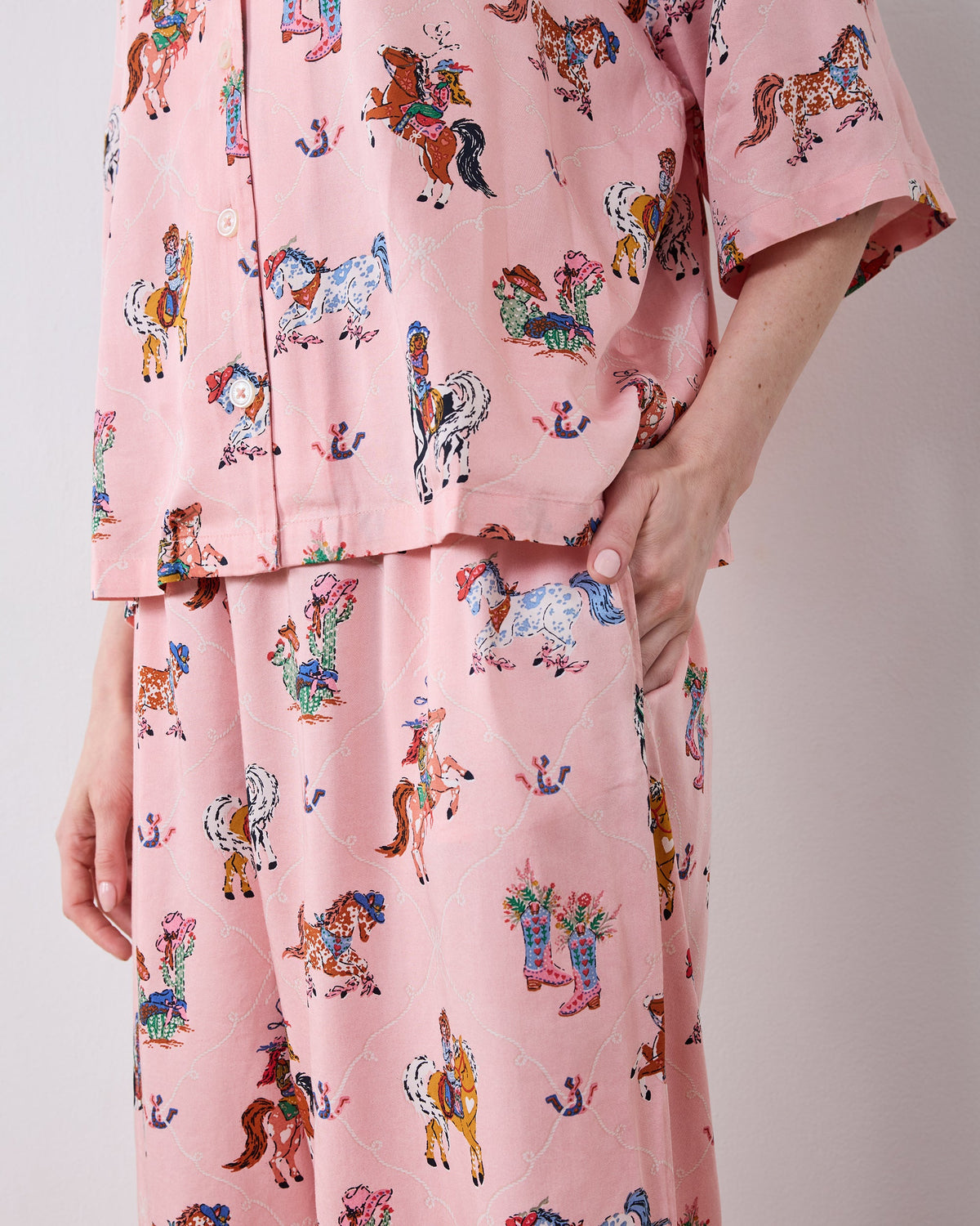 Cowgirl Chic - Petite Eco Satin Wildest Dreams Set - Desert Sky