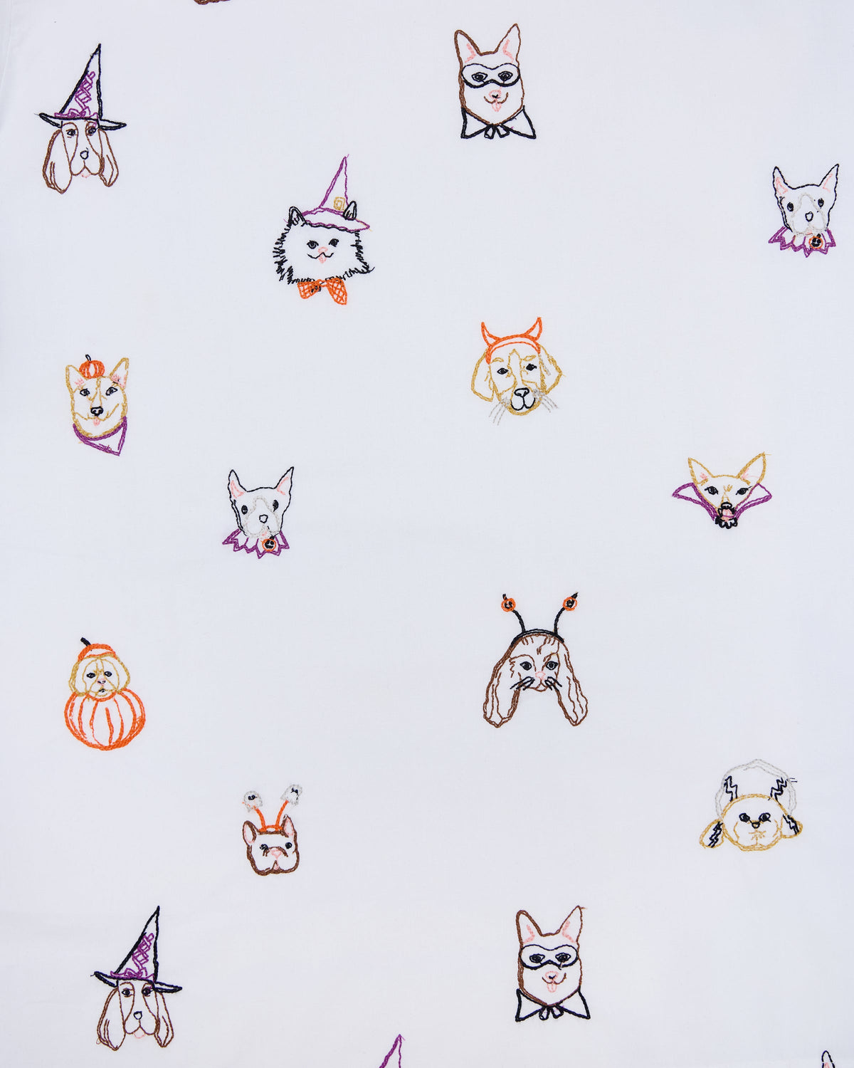 Halloween Hounds - Long PJ Set - Cloud