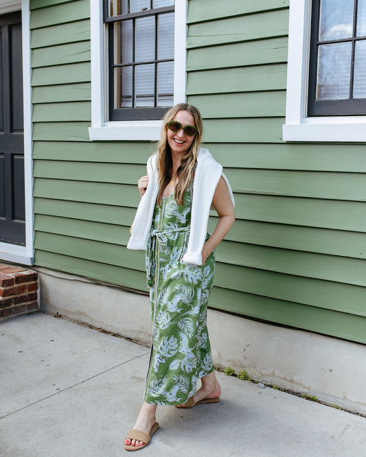 Heron Landing - Alma Dress - Olive Grove