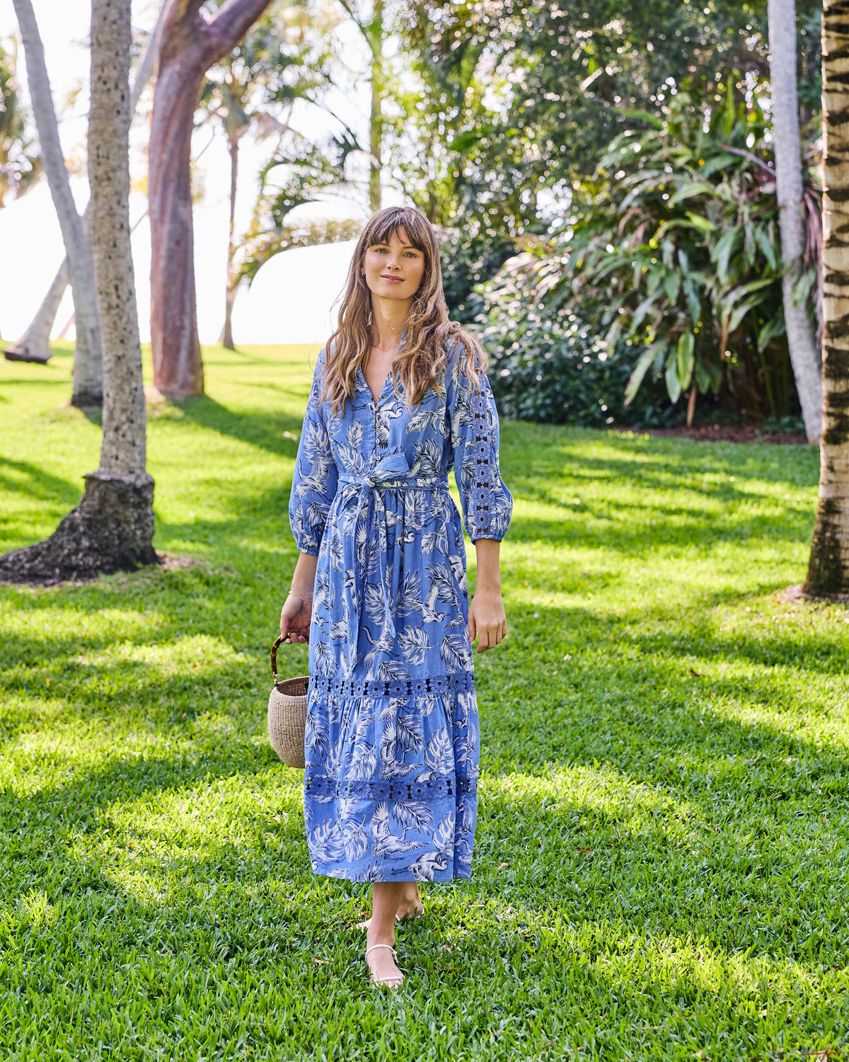 Heron Landing - Monroe Dress - Saltwater