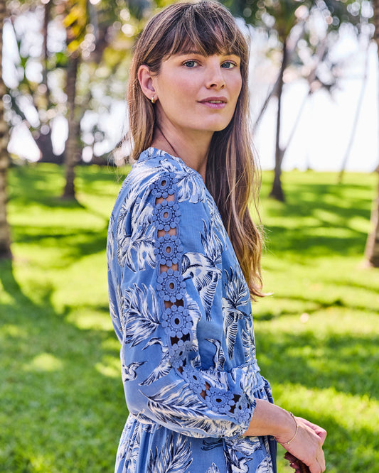 Heron Landing - Monroe Dress - Saltwater