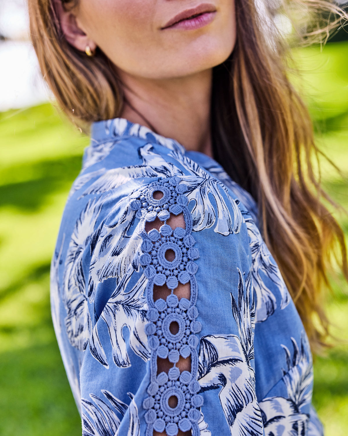 Heron Landing - Monroe Dress - Saltwater