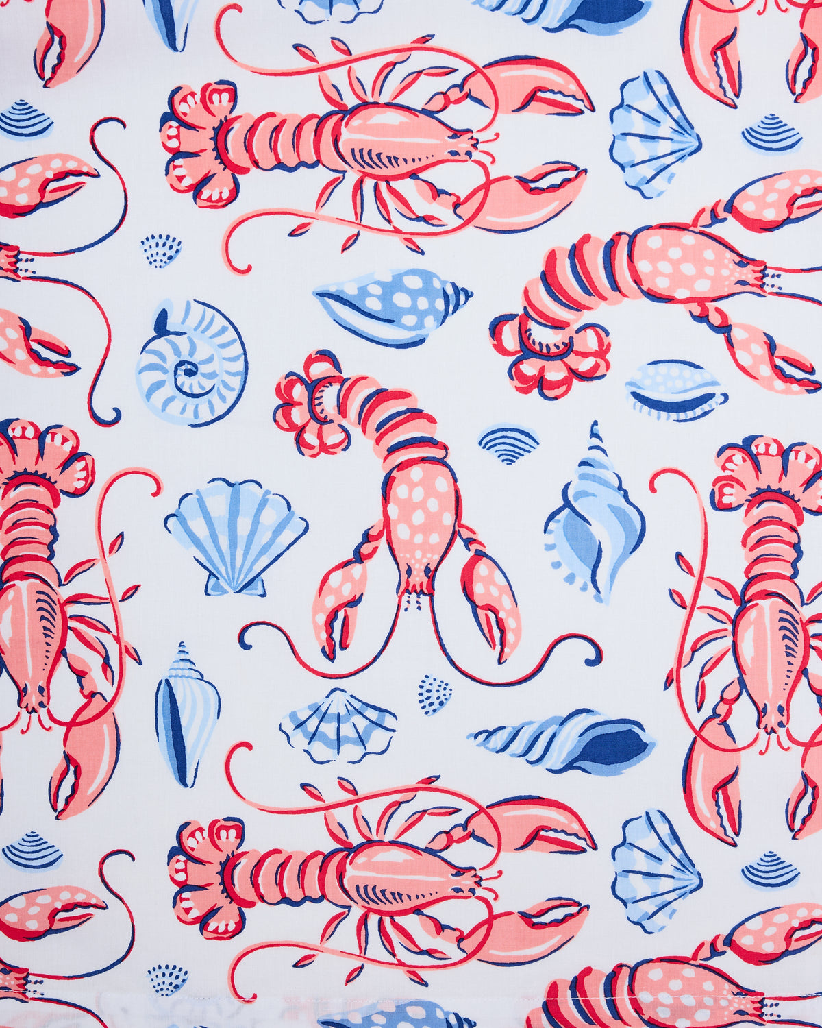 Lobster Landing - Long PJ Set - Cloud