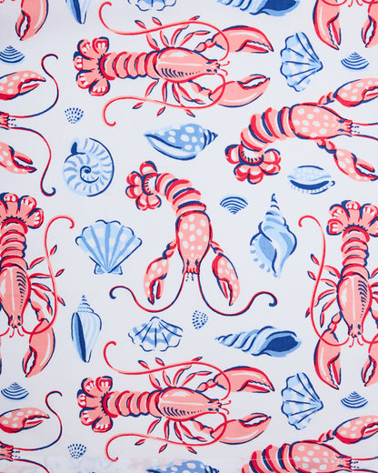 Lobster Landing - Long PJ Set - Cloud