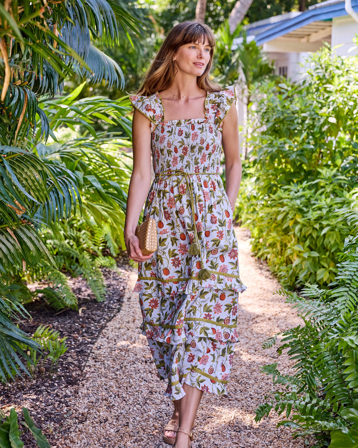 Passion Vine - Billie Dress - Soft Sky