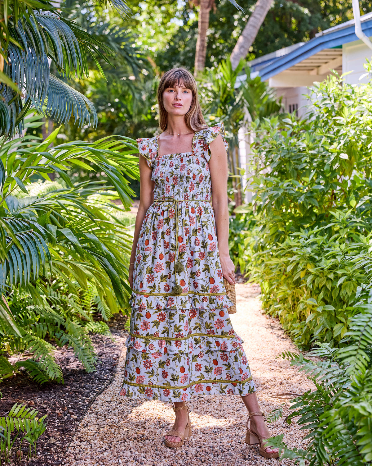 Passion Vine - Billie Dress - Soft Sky