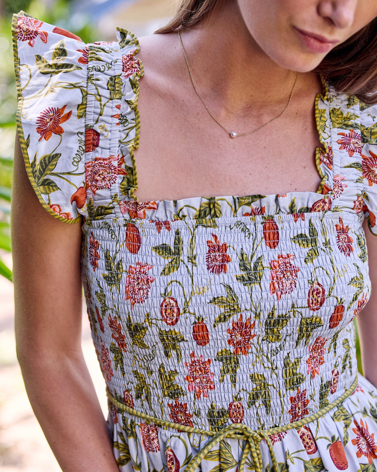 Passion Vine - Billie Dress - Soft Sky