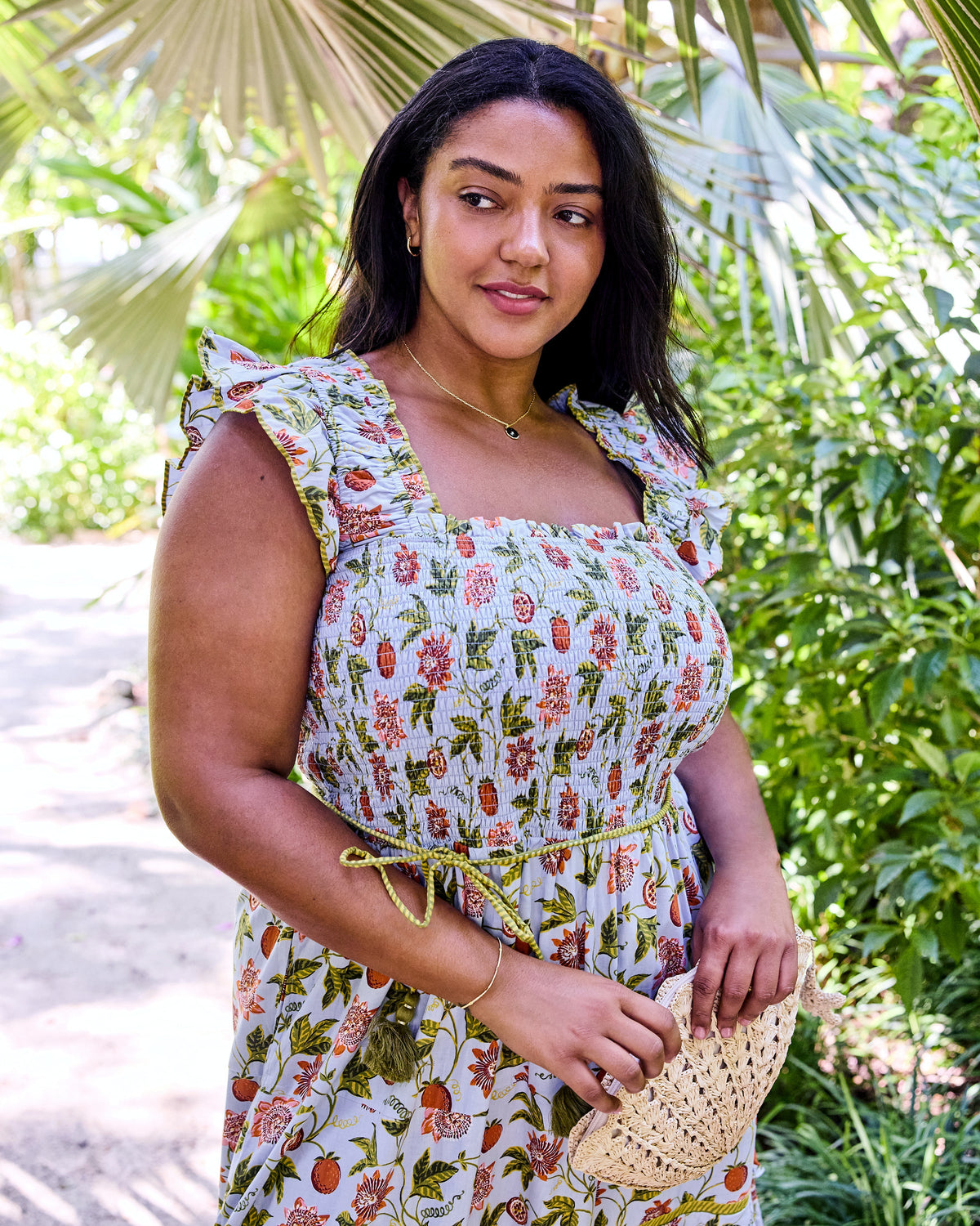 Passion Vine - Billie Dress - Soft Sky