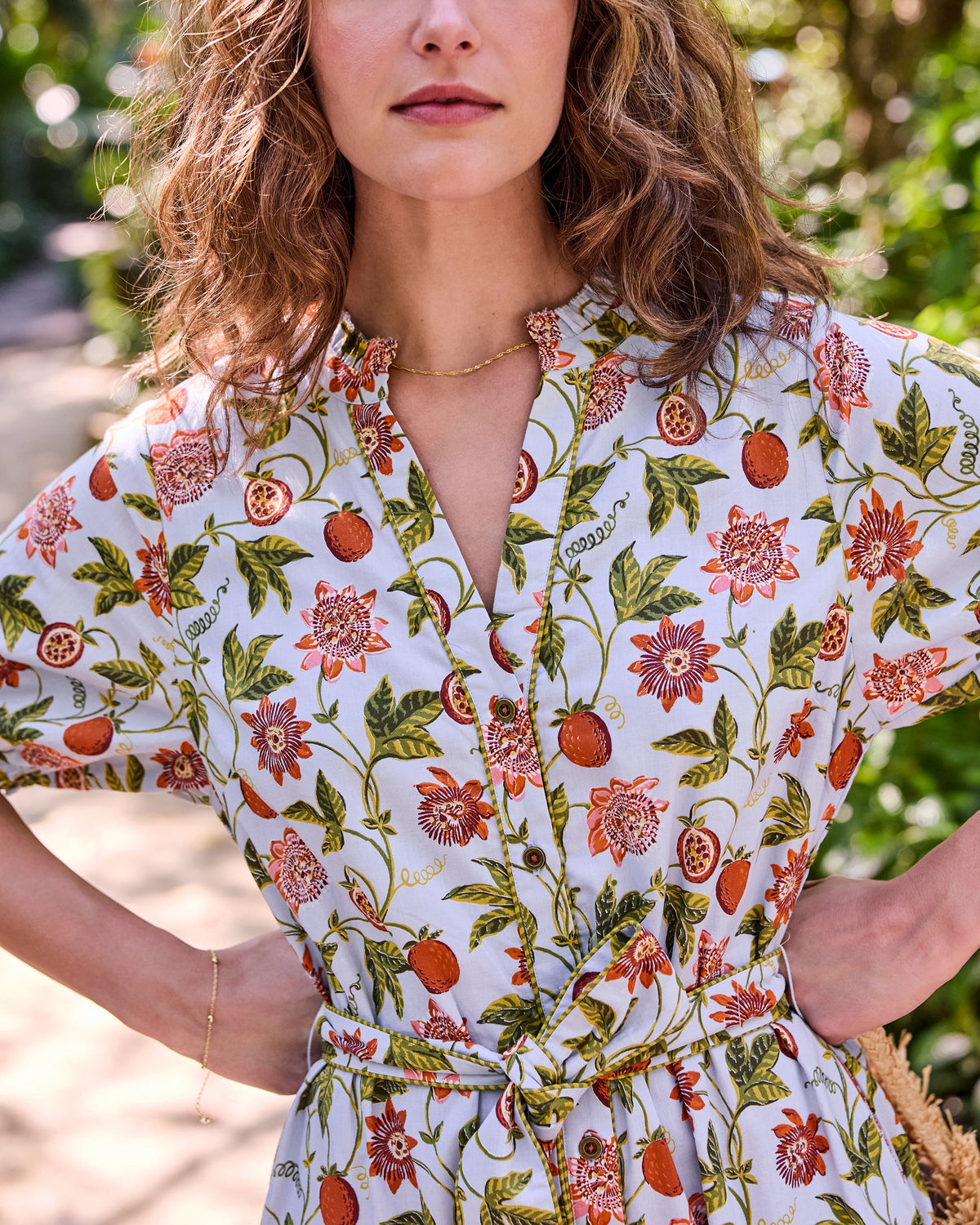 Passion Vine - Presley Dress - Soft Sky