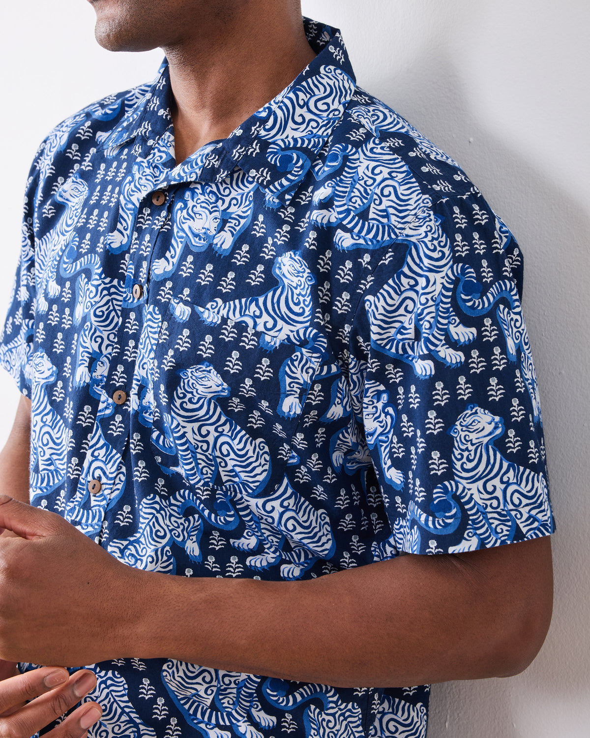 Tiger Queen - The Leo Shirt - Indigo