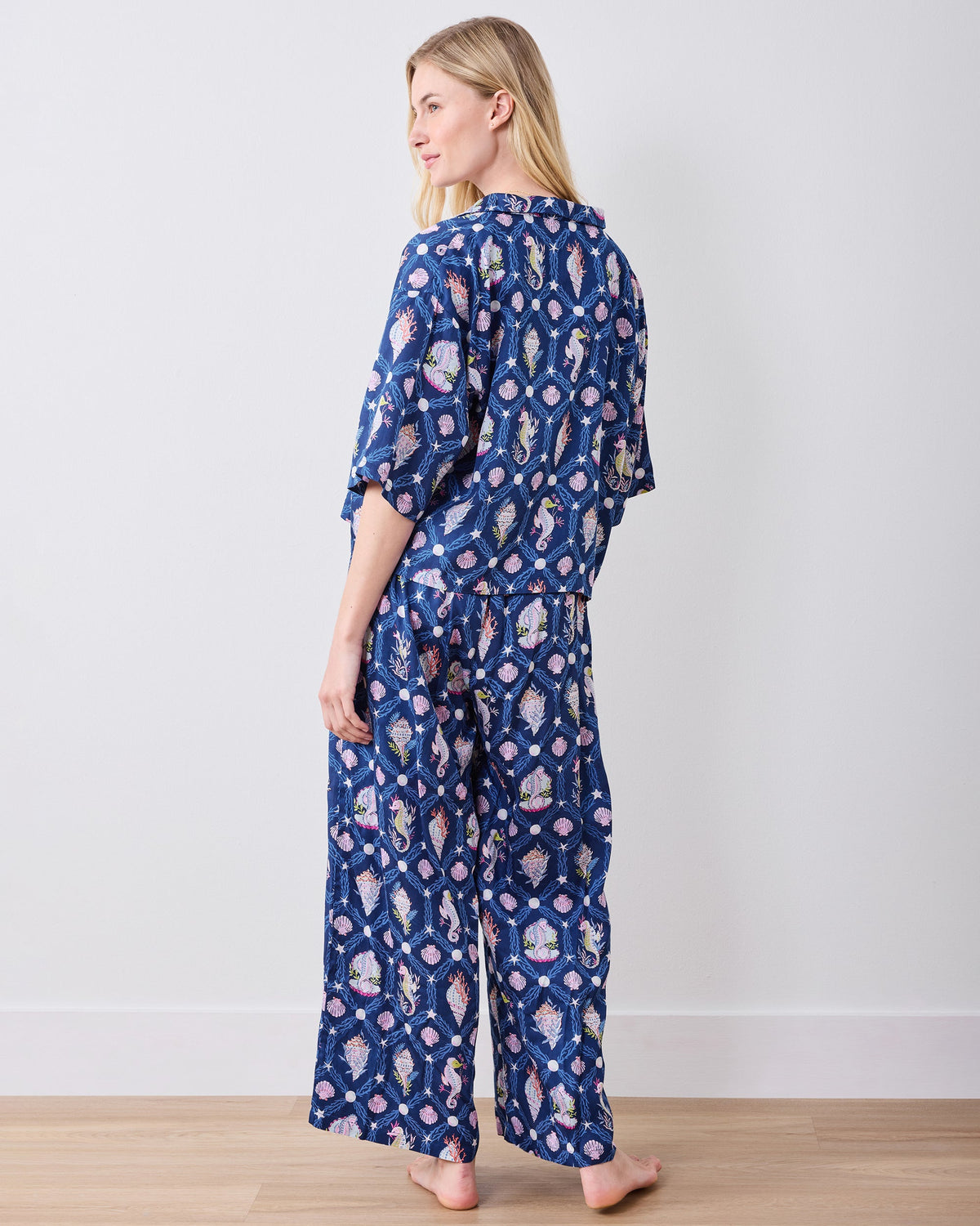 Underwater Enchantment - Tall Eco Satin Wildest Dreams Set - Navy