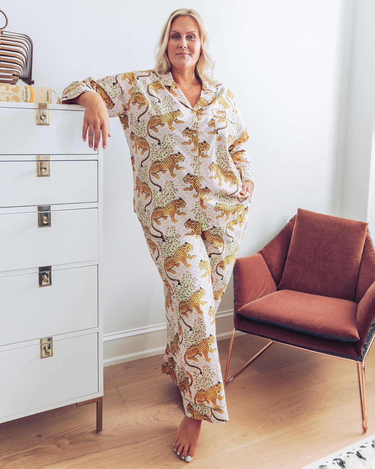 Bagheera - Tall Long PJ Set - Blush