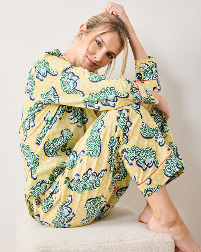 Tiger Queen - Long PJ Set - Citrine